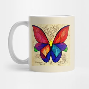 da Vinci Butterfly Mug